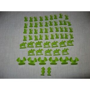 Risk The Lord of the Rings Trilogy Edition Replacement Green Army 59 Pieces 2003